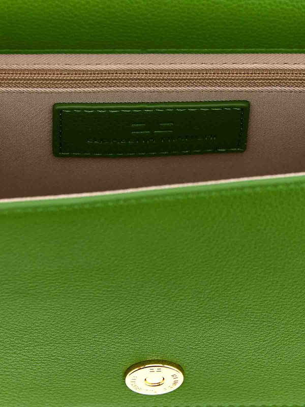 クロスボディバッグ - 緑 shop online: ELISABETTA FRANCHI