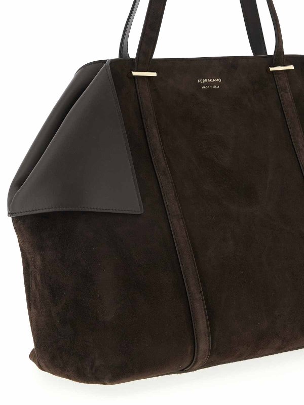 The Best Shops FERRAGAMO: ショルダーバッグ - ショルダーバッグ - ブラウン