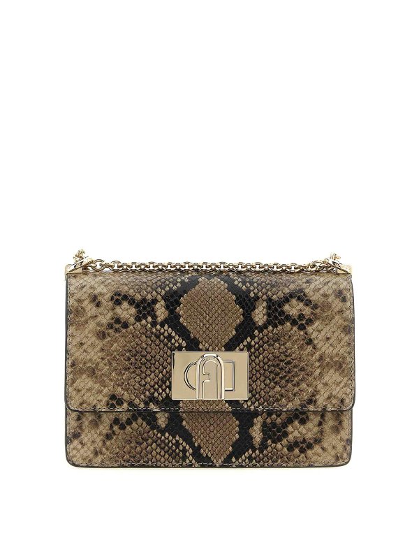 FURLA: クロスボディバッグ - クロスボディバッグ - グレー