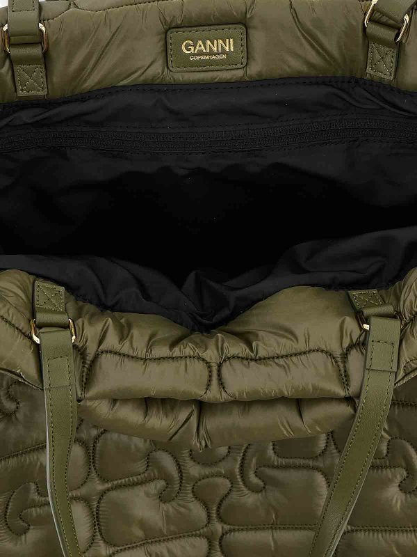 トートバッグ - 緑 Replica 
online: GANNI