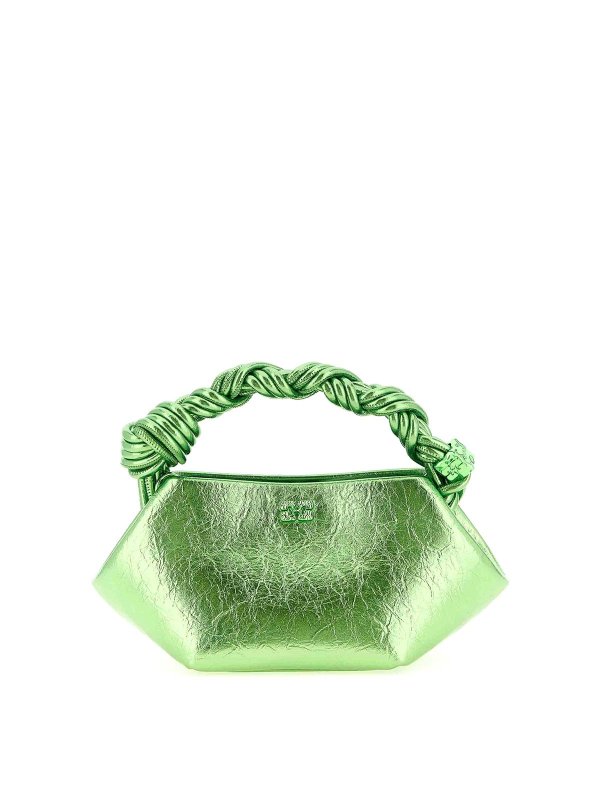 GANNI: トートバッグ - トートバッグ - 緑