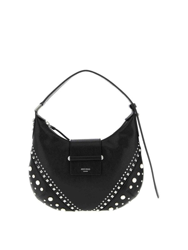 JIMMY CHOO: ショルダーバッグ - ショルダーバッグ - 白