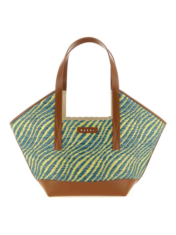 Marni: トートバッグ - トートバッグ - 緑