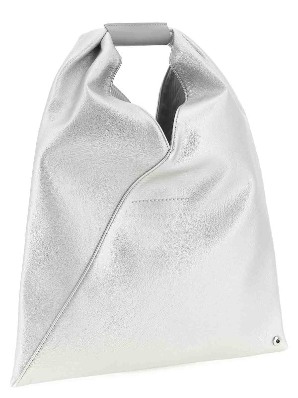 MM6 MAISON MARGIELA: Handtaschen online - Shopper - Silber