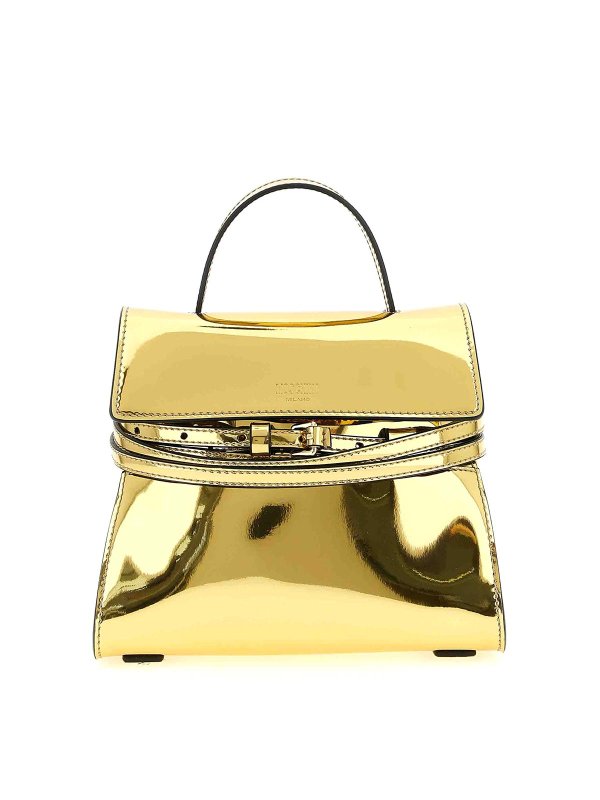 MOSCHINO: Handtaschen - Shopper - Silber