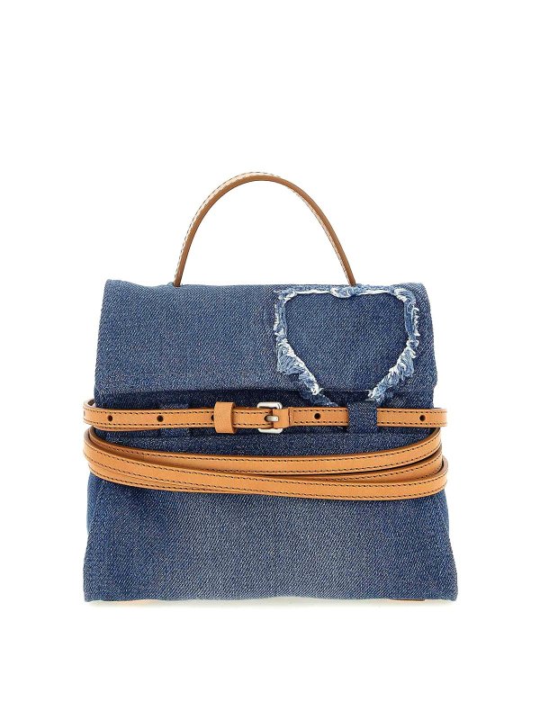 MOSCHINO: Handtaschen - Shopper - Blau