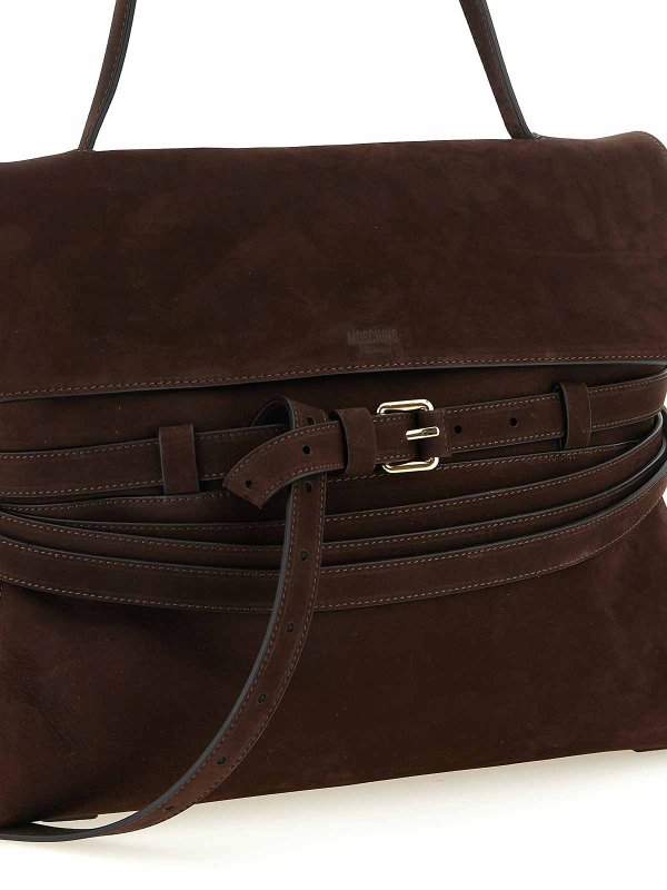 The Best Shops MOSCHINO: ショルダーバッグ - ショルダーバッグ - ブラウン