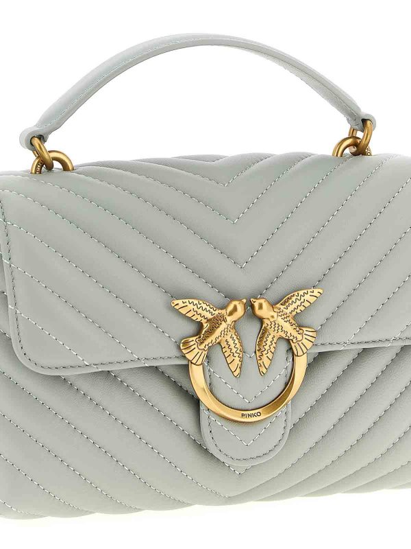 The Best Shops Pinko: Handtaschen - Shopper - Grau