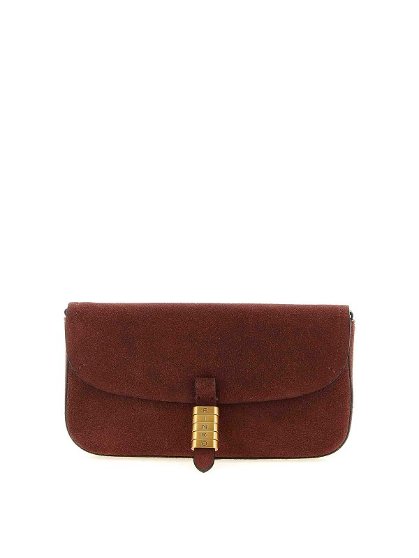 Pinko: shoulder bags - Saddle Flat Medium Shoulder Bag