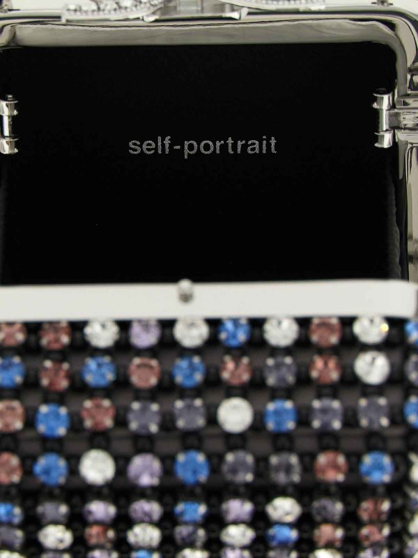 Multi Crystal Chainmail Handbag Replica 
online: Self Portrait
