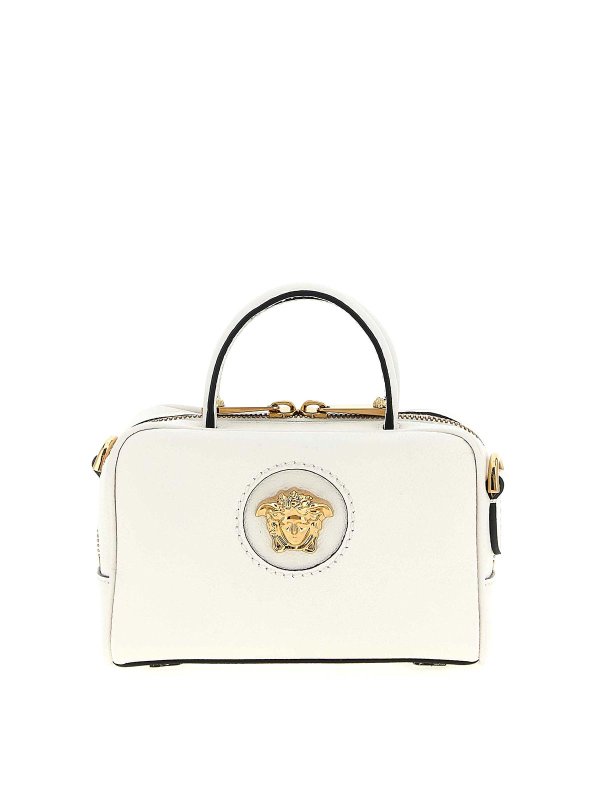 VERSACE: Handtaschen - Shopper - Weiß