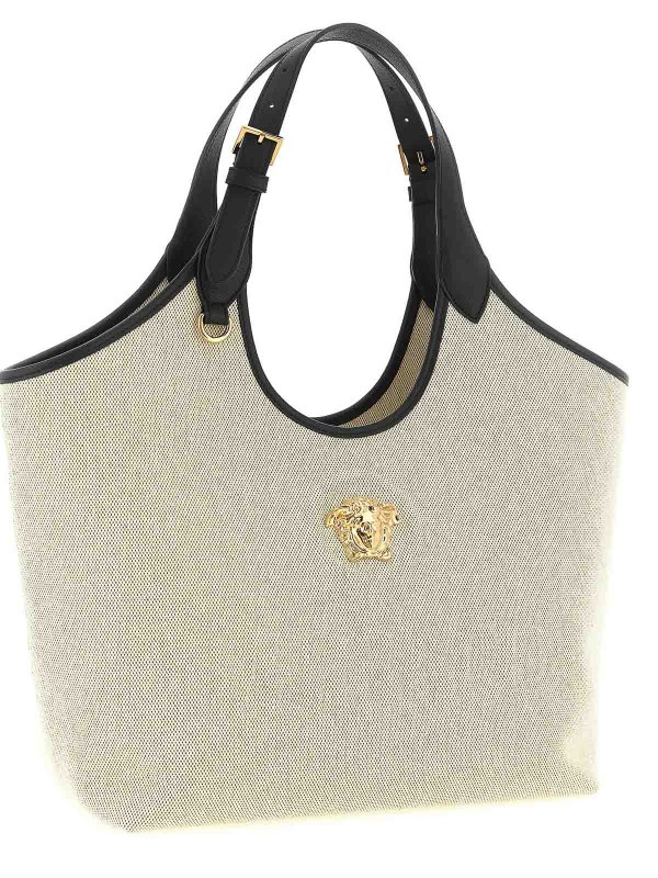 The Best Shops VERSACE: Handtaschen - Shopper - Beige