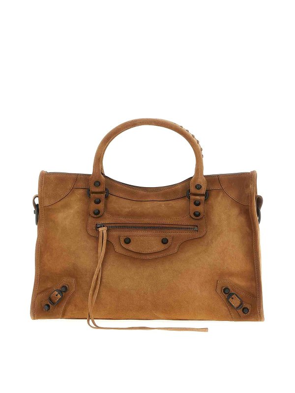 BALENCIAGA: Bolsos Shopping - Bolso Shopping - Marrón