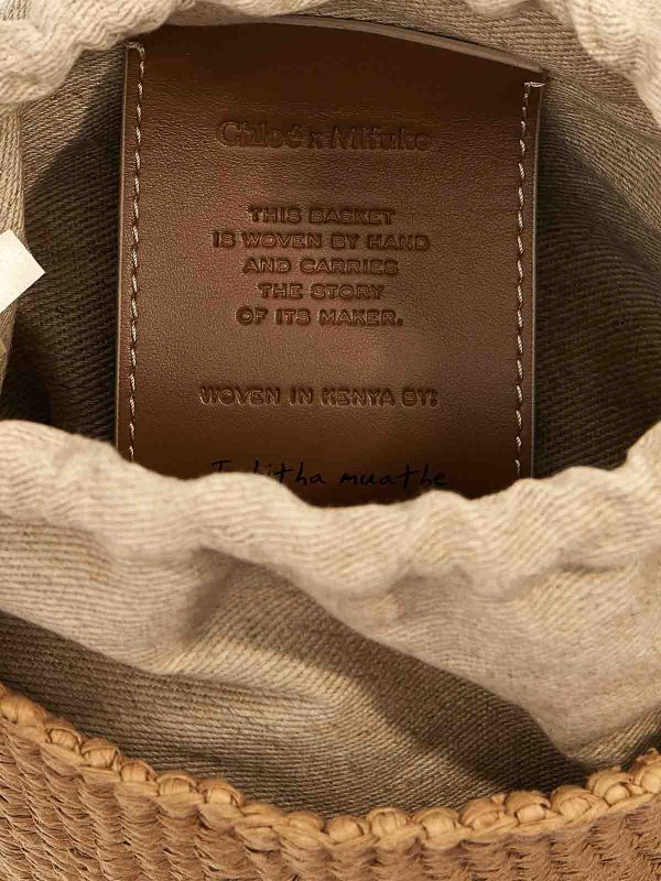 Woody Small Bucket Bag Replica 
online: CHLOE