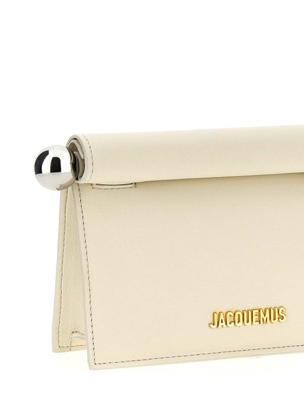 The Best Shops JACQUEMUS: Clutches - Clutch - Weiß