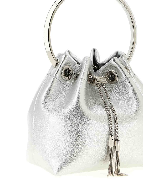 The Best Shops JIMMY CHOO: バケットバッグ - バケットバッグ - 銀