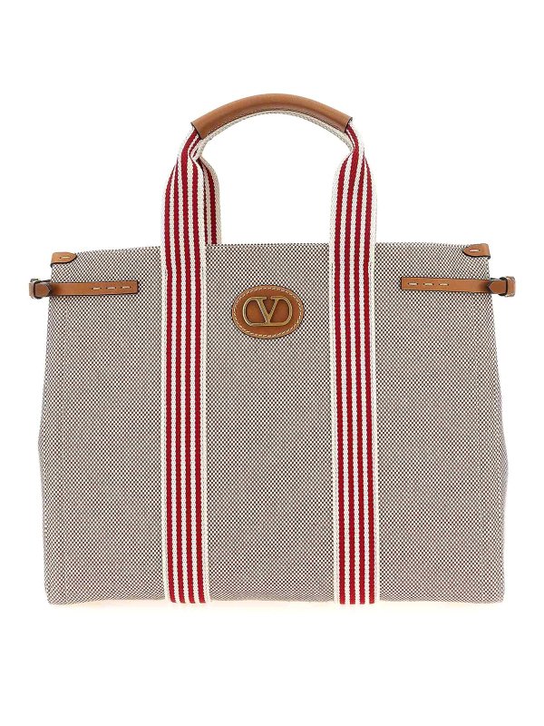 VALENTINO GARAVANI: トートバッグ - トートバッグ - マルチカラー