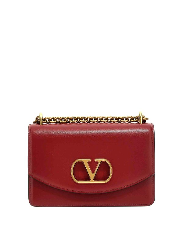 VALENTINO GARAVANI: ショルダーバッグ - ショルダーバッグ - 赤