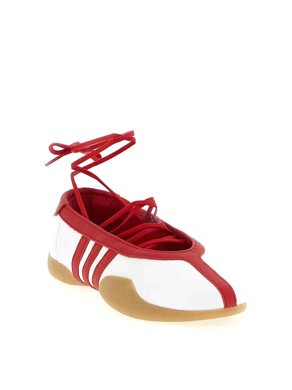 Adidas Originals: flat shoes online - Taekwondo Mei Leather Ballet Flats With