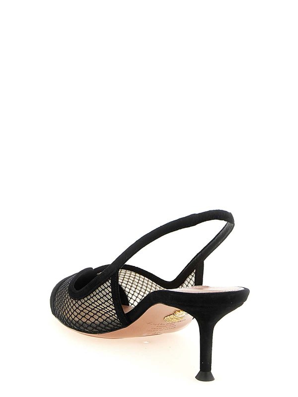 The Best Shops Aquazzura: sandals - Gia Mesh Slingback