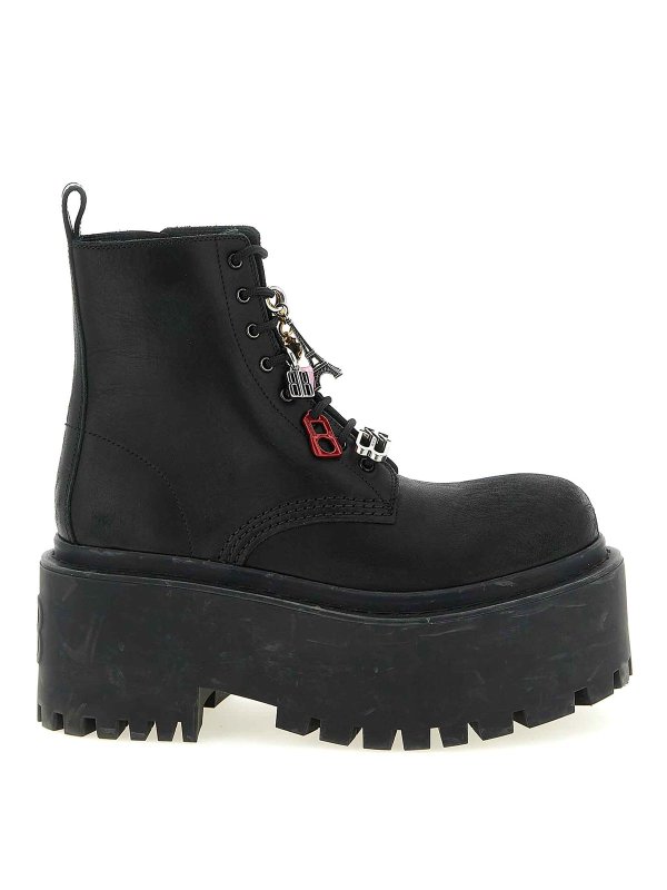 BALENCIAGA: ankle boots - Strike Ankle Boots