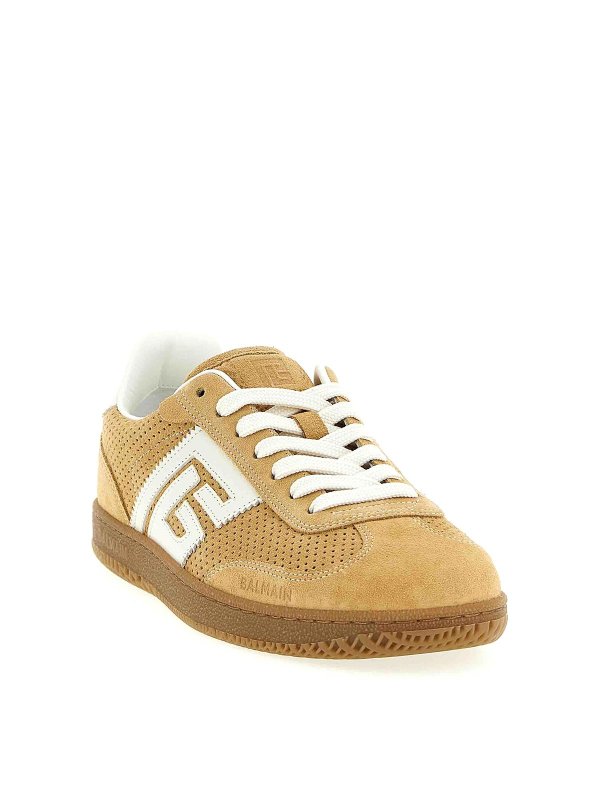 Balmain: trainers online - Suede Sneakers