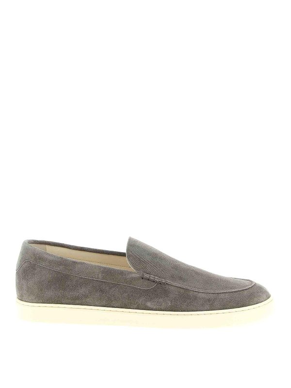 BRUNELLO CUCINELLI: Chaussures de sport - Baskets - Gris