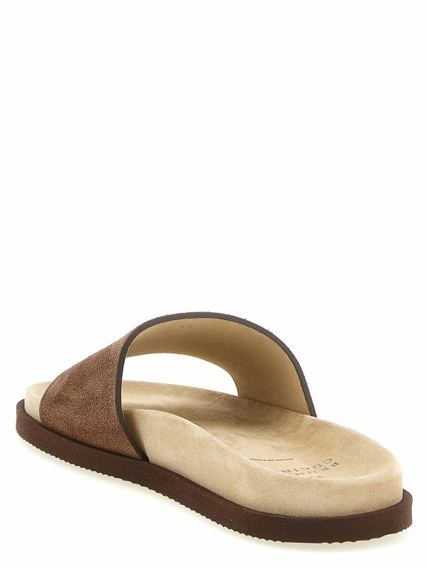 The Best Shops BRUNELLO CUCINELLI: flip flops - Suede Slides