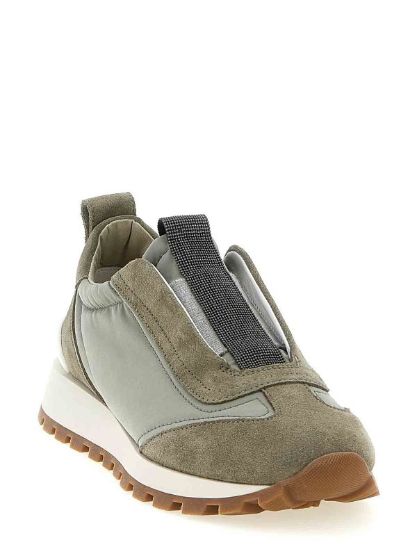 BRUNELLO CUCINELLI: Chaussures de sport online - Baskets - Vert