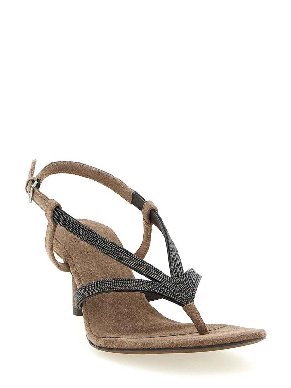 BRUNELLO CUCINELLI: Sandalias online - Sandalias - Beis