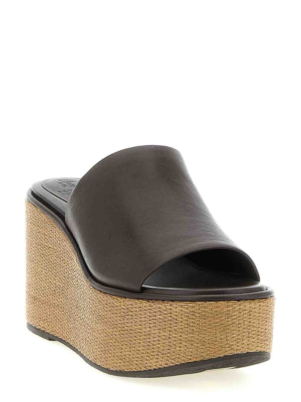 BRUNELLO CUCINELLI: エスパドリーユ online - エスパドリーユ - ブラウン