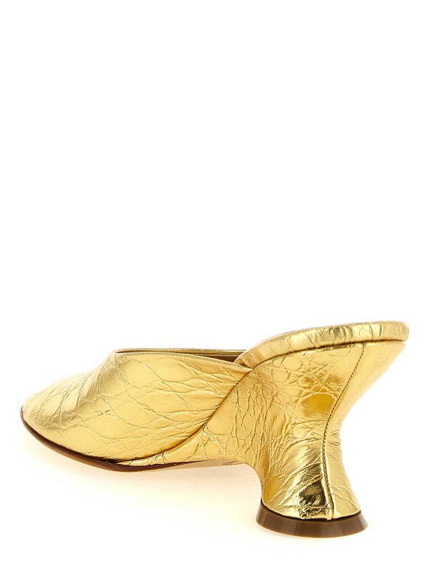 The Best Shops DRIES VAN NOTEN: Mules - Mules - Or