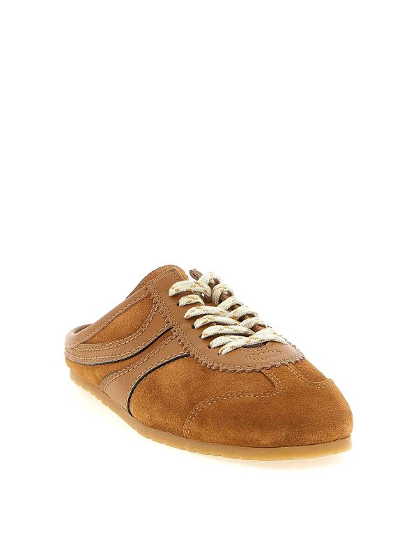 DRIES VAN NOTEN: mules shoes online - Suede Mules Sneakers