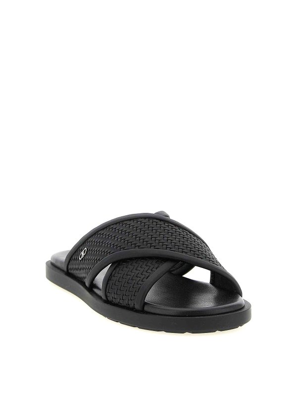 FERRAGAMO: サンダル online - サンダル - 黒