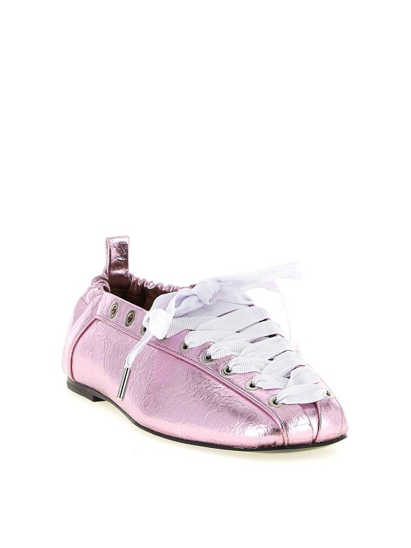 GANNI: ballerine online - Ballerine stringate