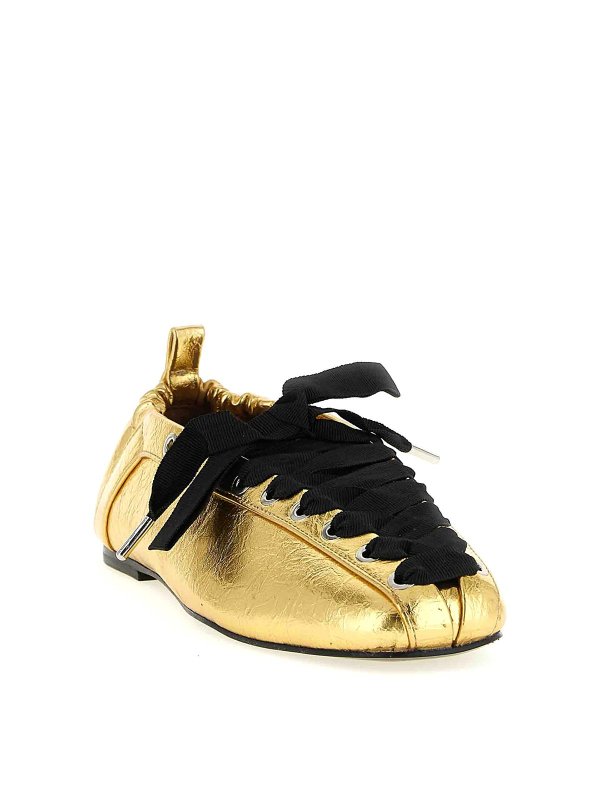 GANNI: ballerine online - Ballerine stringate