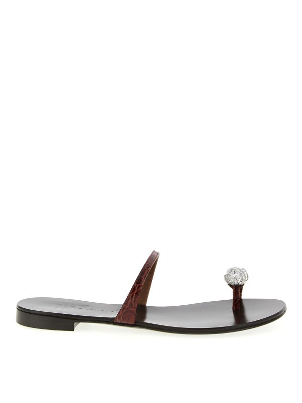 GIUSEPPE ZANOTTI: sandals - Icon Ring Sandals