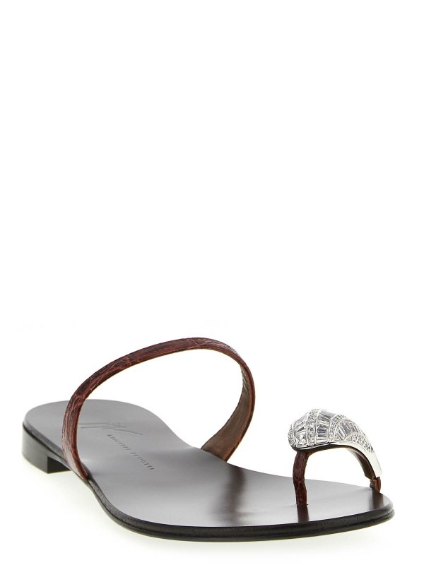 GIUSEPPE ZANOTTI: sandals online - Icon Ring Sandals