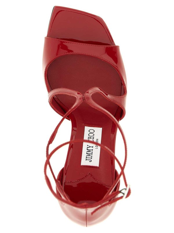 サンダル - 赤 Replica 
online: JIMMY CHOO