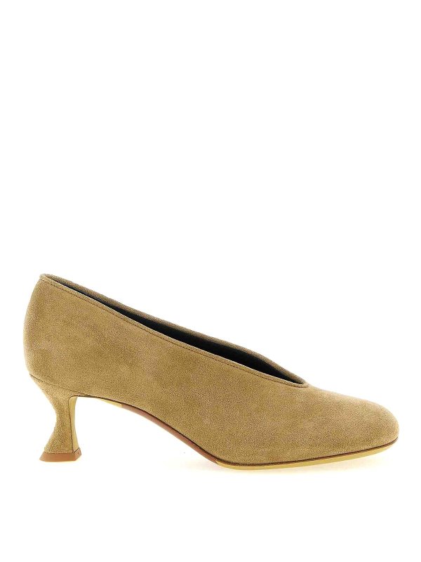 MOSCHINO: Pumps - Pumps - Beige