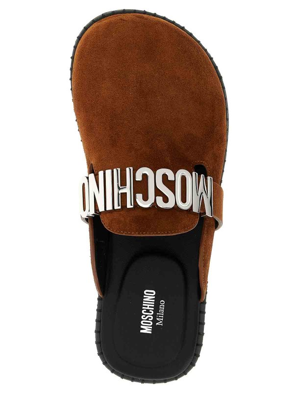 Mules - Marron shop online: MOSCHINO
