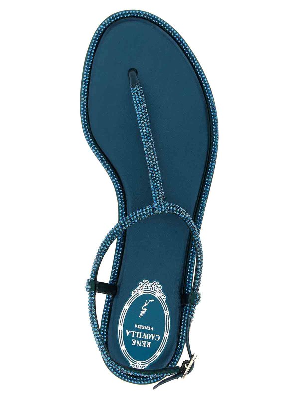 サンダル - 緑 Replica 
online: RENE CAOVILLA