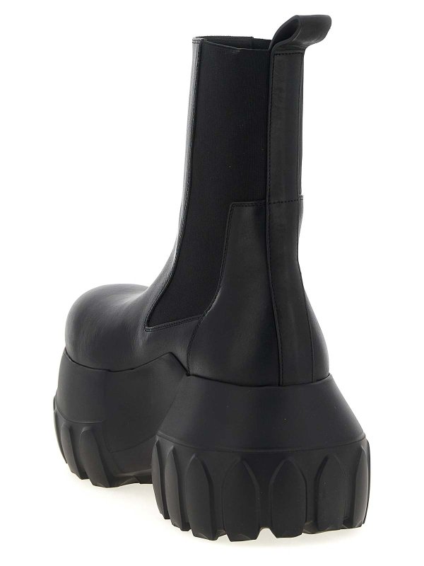 The Best Shops RICK OWENS: ankle boots - Beatle Mega Tractor Ankle Boots