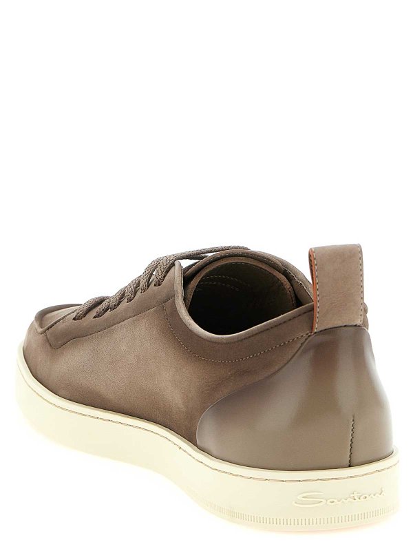 The Best Shops SANTONI: Sneaker - Sneaker - Beige
