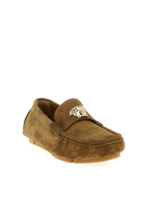 VERSACE: ロファー＆スリッパ online - ローファー - ブラウン