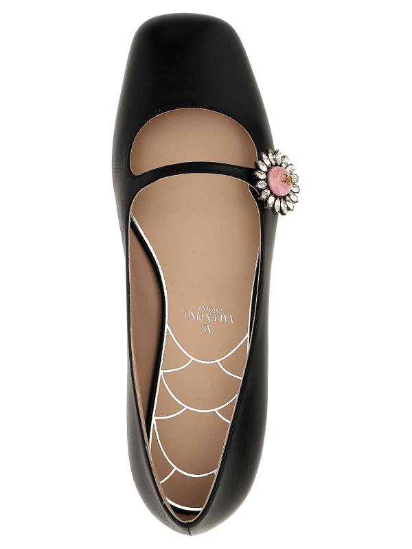 フラットシューズ - 黒 Replica 
online: VALENTINO GARAVANI