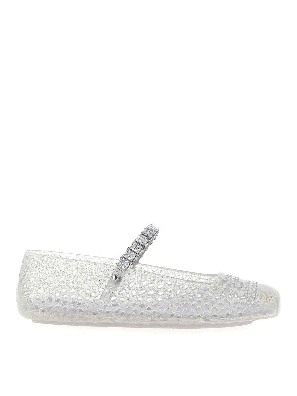 JIMMY CHOO: flat shoes - The Jelly Ballet Flats