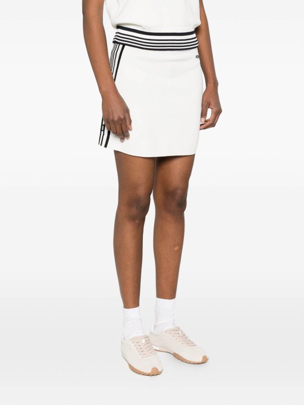 AUTRY buy online Mini Skirt In White With Striped Details