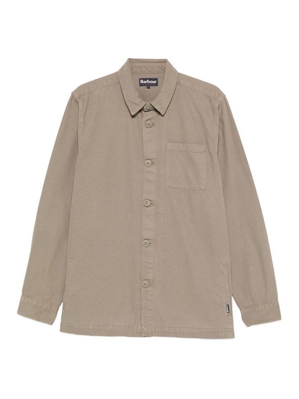 BARBOUR: shirts - Shirt With Button Fastening Patch Pocket