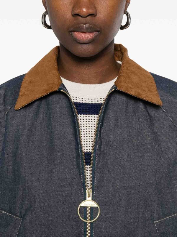 The Best Shops BARBOUR: denim jacket - Freckleton Jacket In Blue Denim